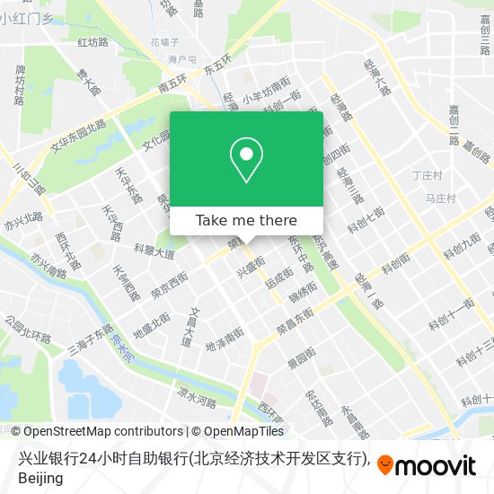兴业银行24小时自助银行(北京经济技术开发区支行) map