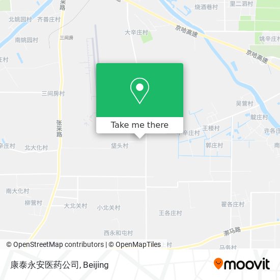 康泰永安医药公司 map