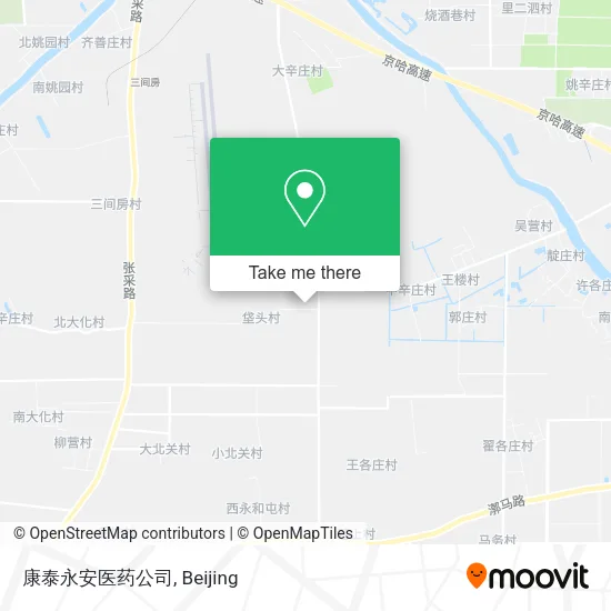 康泰永安医药公司 map
