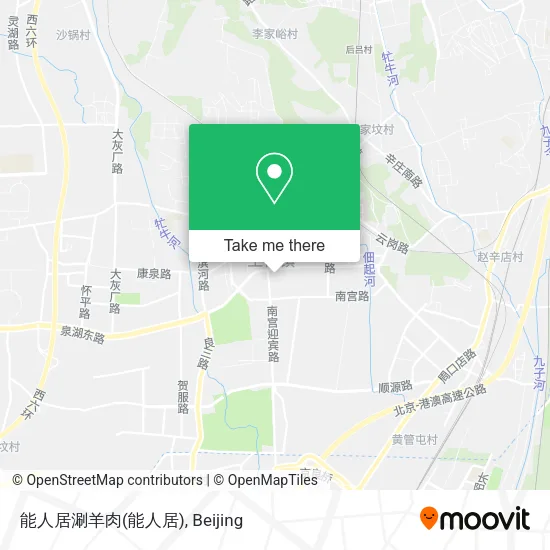 能人居涮羊肉 map