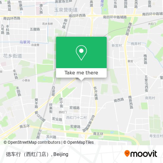 德车行（西红门店） map