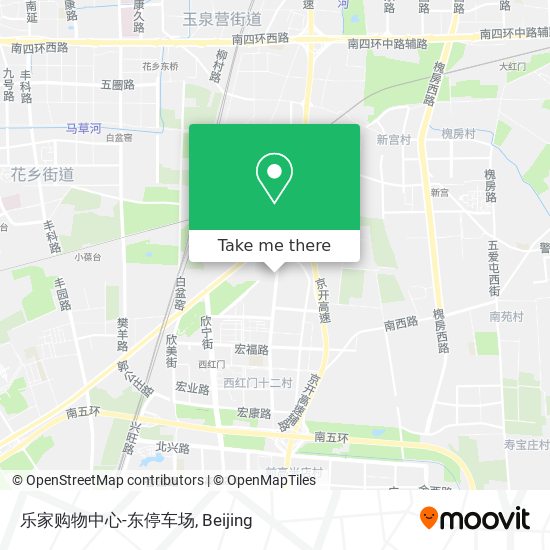 乐家购物中心-东停车场 map