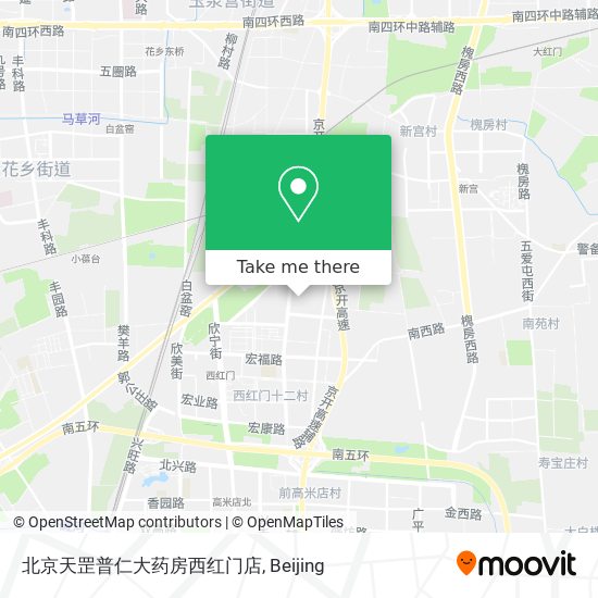 北京天罡普仁大药房西红门店 map