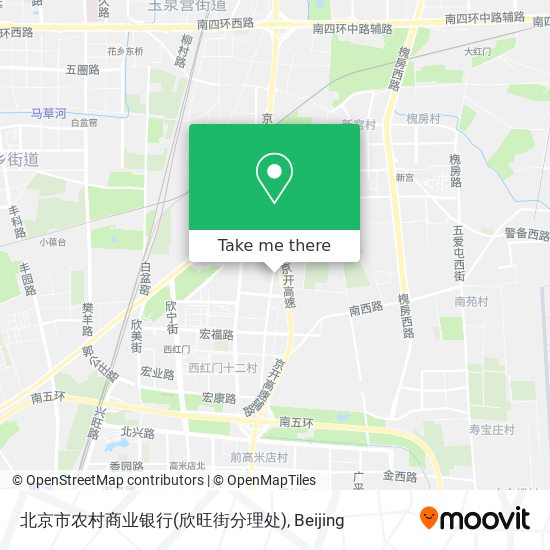 北京市农村商业银行(欣旺街分理处) map