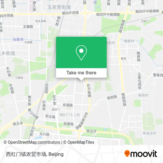 西红门镇农贸市场 map