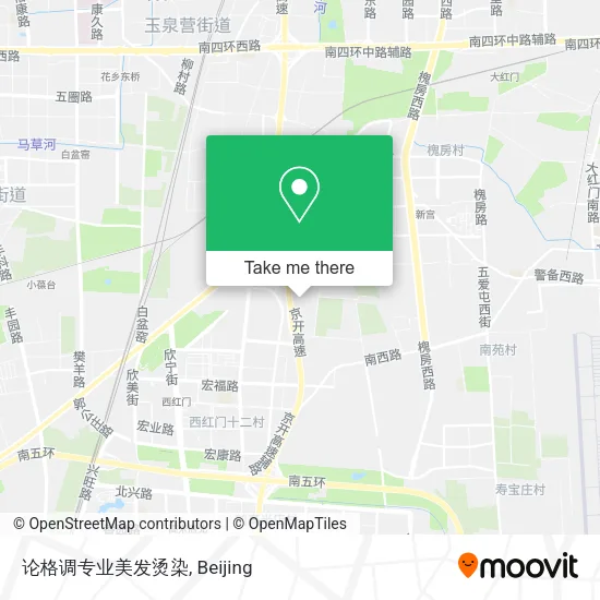 论格调专业美发烫染 map