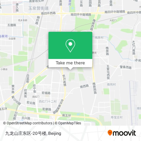 九龙山庄东区-20号楼 map