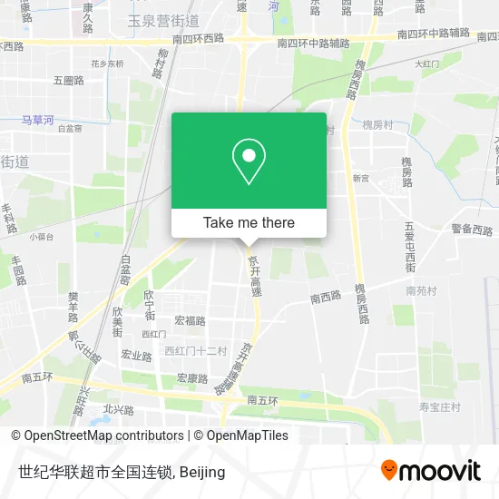 世纪华联超市全国连锁 map