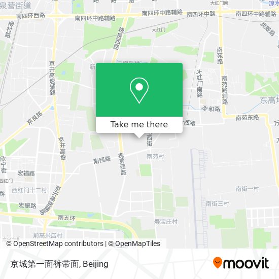 京城第一面裤带面 map
