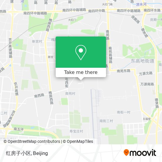 红房子小区 map