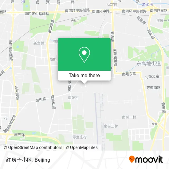 红房子小区 map