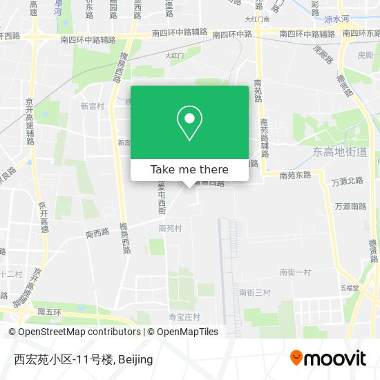 西宏苑小区-11号楼 map