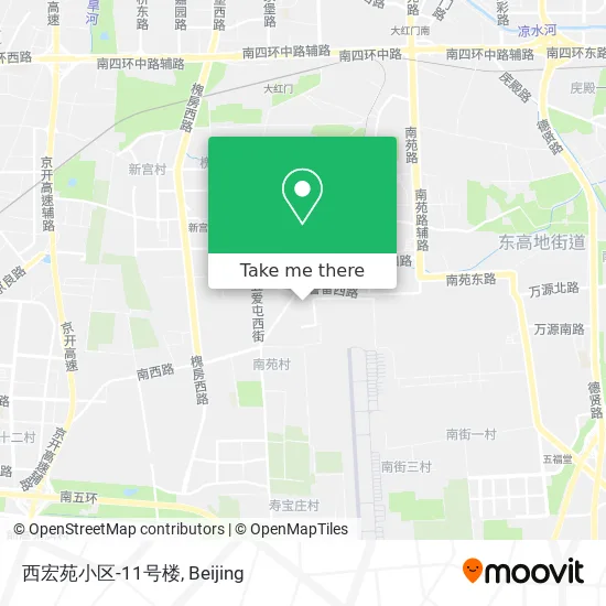 西宏苑小区-11号楼 map