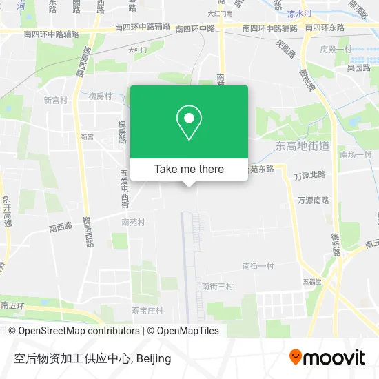 空后物资加工供应中心 map