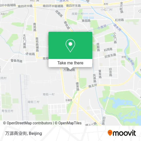 万源商业街 map