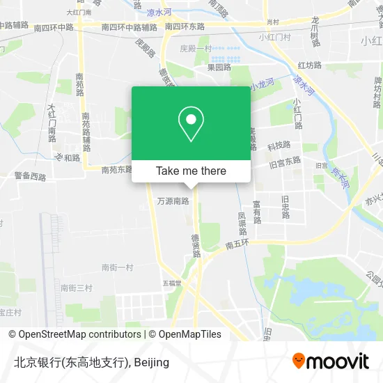 北京银行(东高地支行) map
