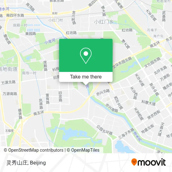 灵秀山庄 map