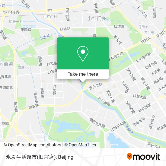 永发生活超市(旧宫店) map