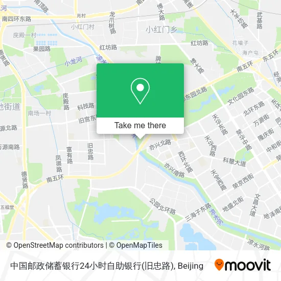 中国邮政储蓄银行24小时自助银行(旧忠路) map