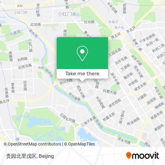 贵园北里戊区 map