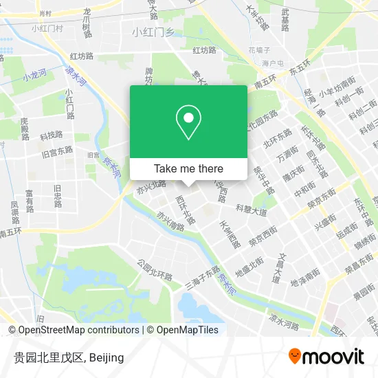 贵园北里戊区 map