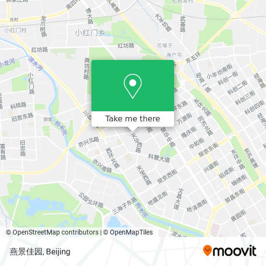 燕景佳园 map