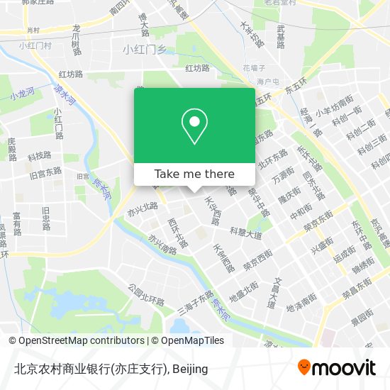 北京农村商业银行(亦庄支行) map