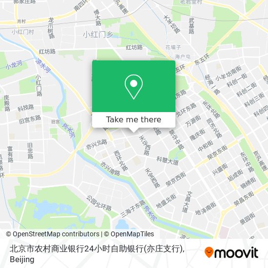 北京市农村商业银行24小时自助银行(亦庄支行) map