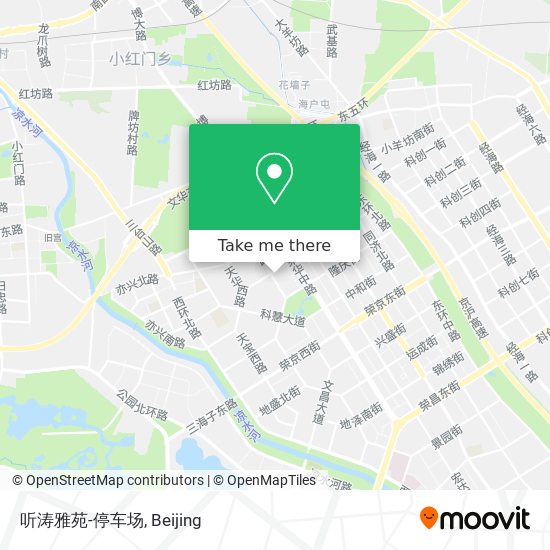 听涛雅苑-停车场 map