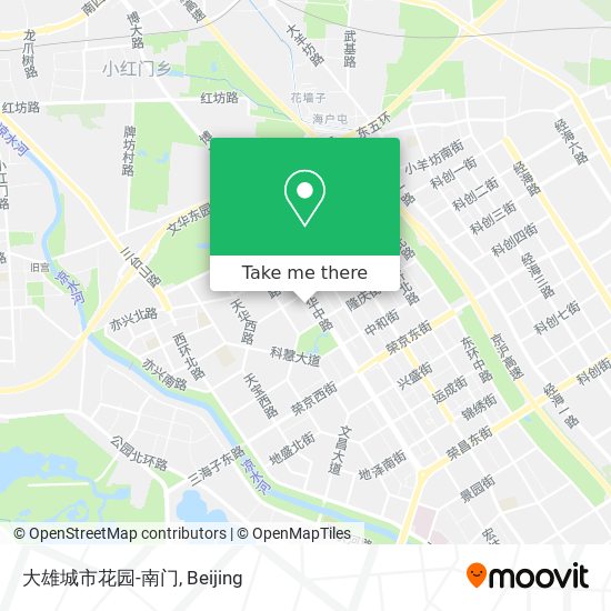 大雄城市花园-南门 map