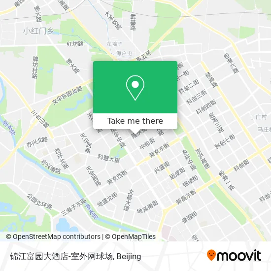 锦江富园大酒店-室外网球场 map