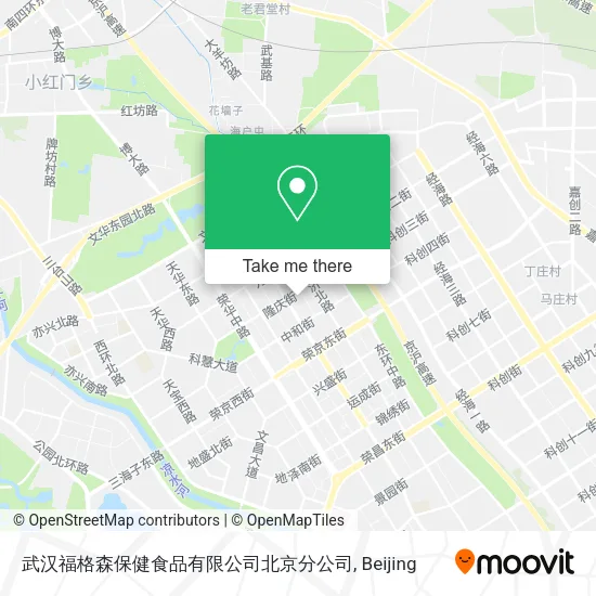 武汉福格森保健食品有限公司北京分公司 map