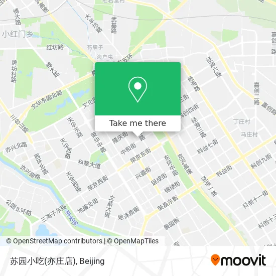 苏园小吃(亦庄店) map