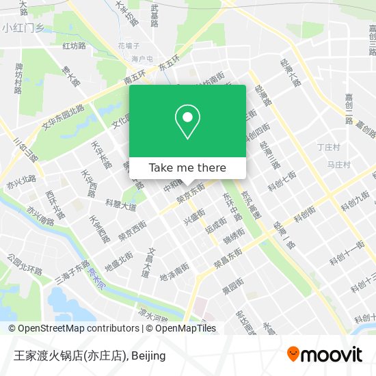 王家渡火锅店(亦庄店) map