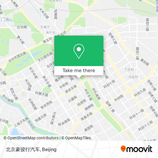 北京豪骏行汽车 map