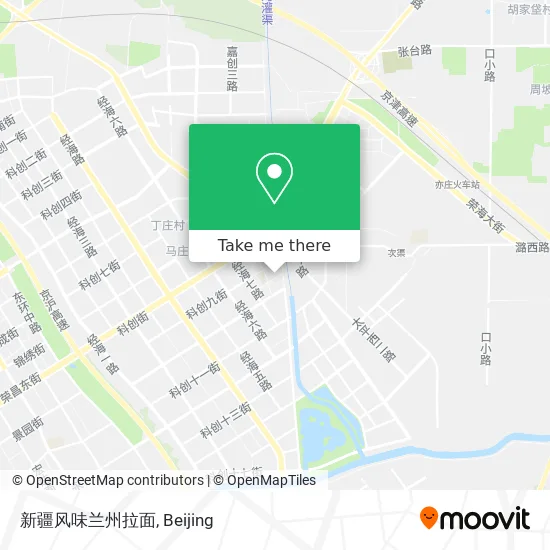 新疆风味兰州拉面 map