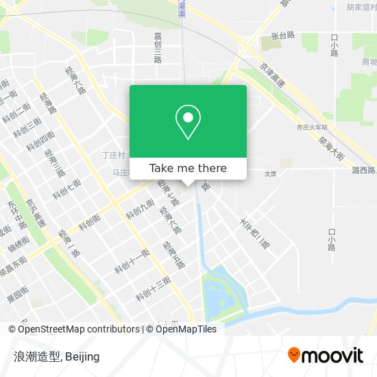 浪潮造型 map
