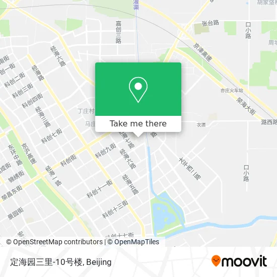 定海园三里-10号楼 map