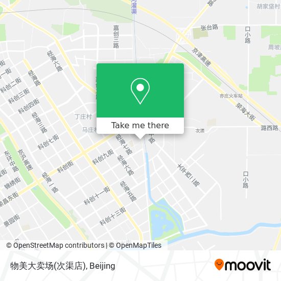 物美大卖场(次渠店) map
