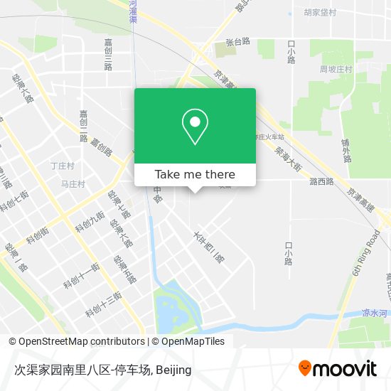 次渠家园南里八区-停车场 map
