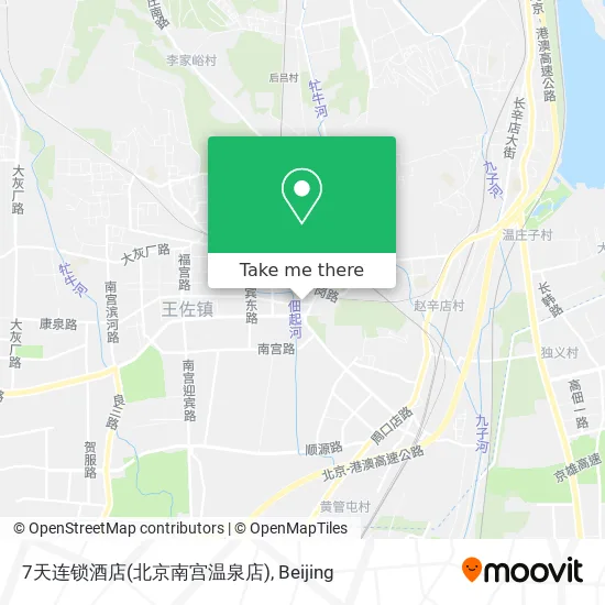 7天连锁酒店(北京南宫温泉店) map