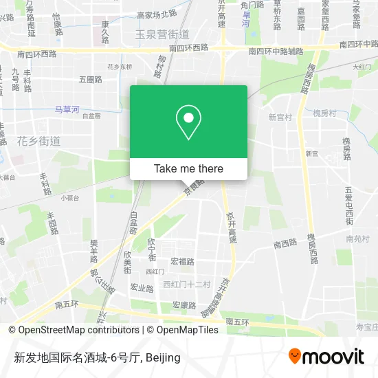 新发地国际名酒城-6号厅 map