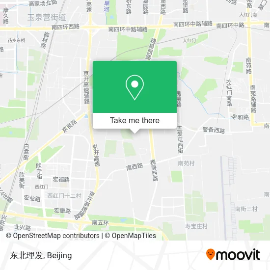 东北理发 map