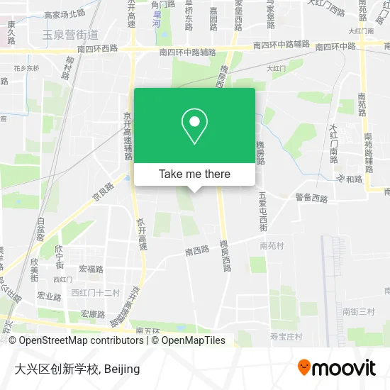 大兴区创新学校 map