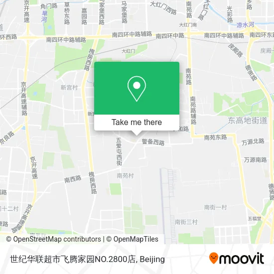 世纪华联超市飞腾家园NO.2800店 map