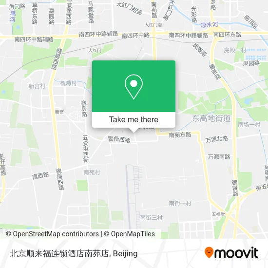 北京顺来福连锁酒店南苑店 map
