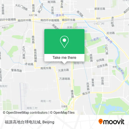 福源高地台球电玩城 map