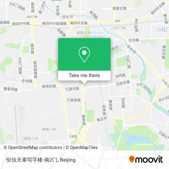 恒信天泰写字楼-南2门 map