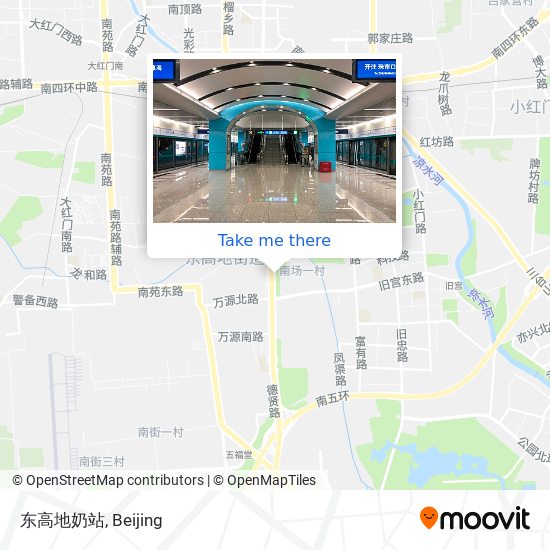 东高地奶站 map