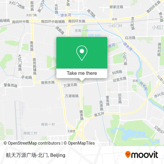 航天万源广场-北门 map